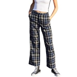 J Galt Brandy Melville Checkered Plaid Pants Grunge Size 26
